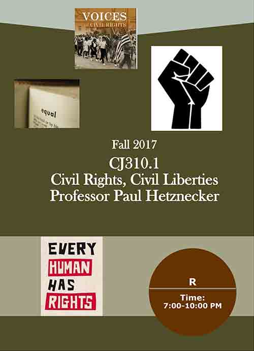 Paul Hetznecker Teaching Civil Rights and Liberties Poster
